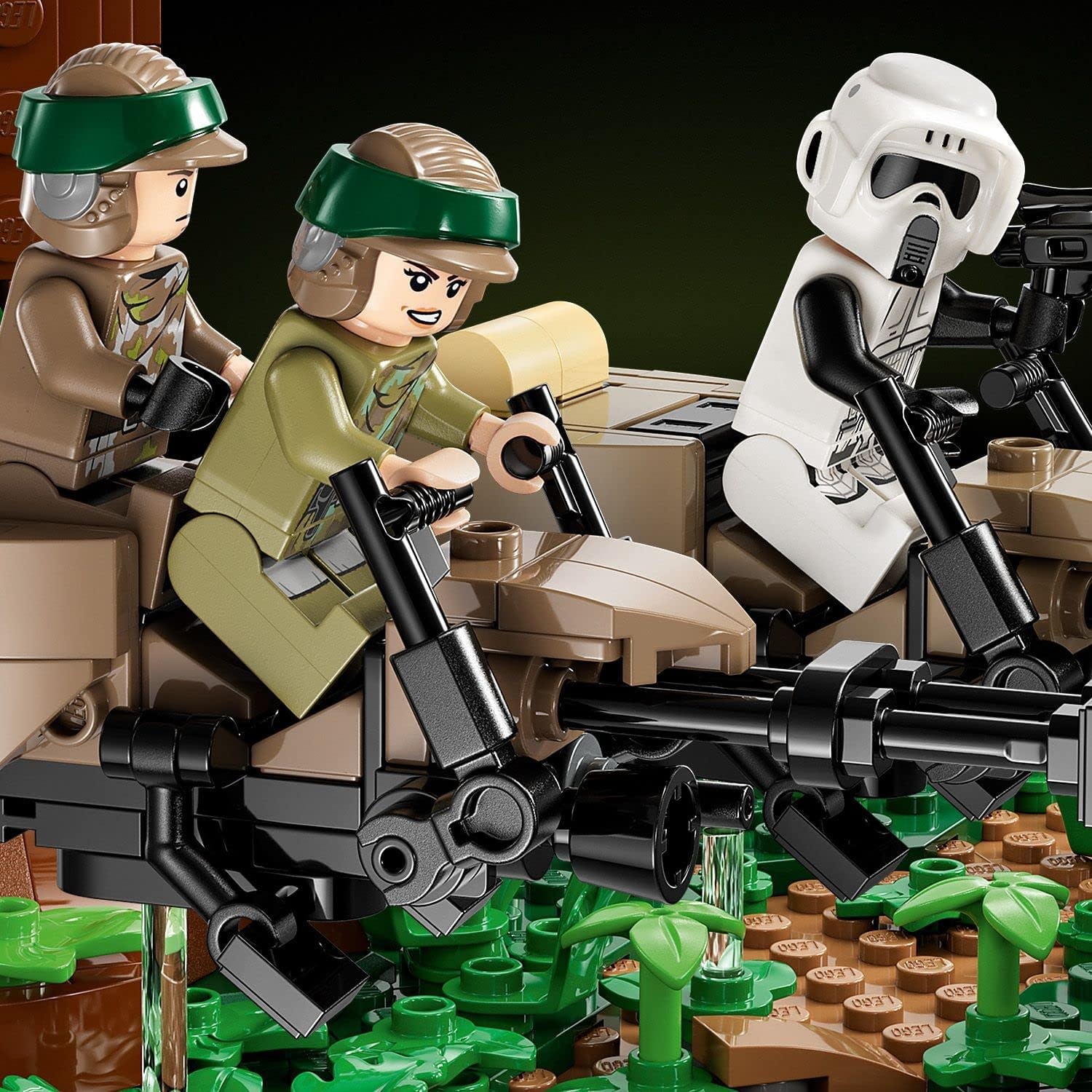 Lego Lego Star Wars Endor Speeder Chase Diorama