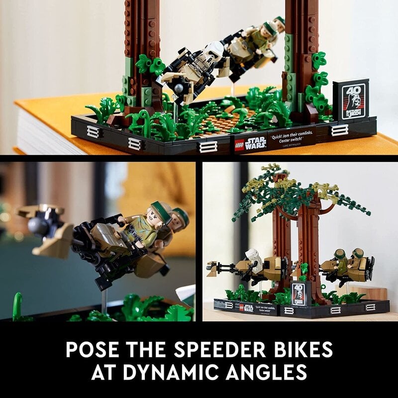 Lego Lego Star Wars Endor Speeder Chase Diorama