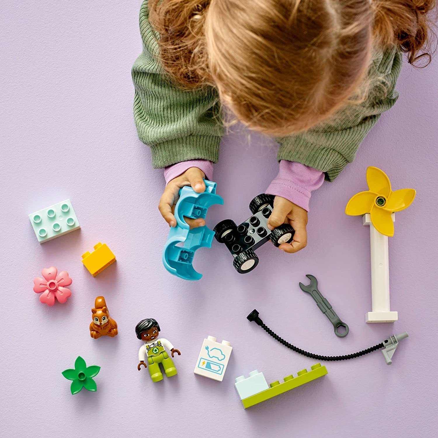 Lego Lego Duplo Wind Turbine & Electric Car