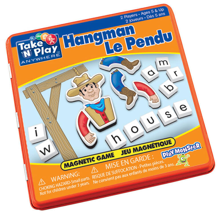 Magnetic Tin Game: Hangman