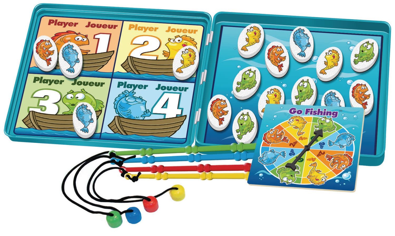 Magnetic Tin Game: Go Fishing