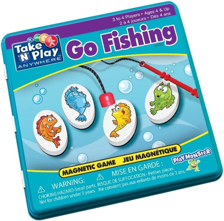 Magnetic Tin Game: Go Fishing