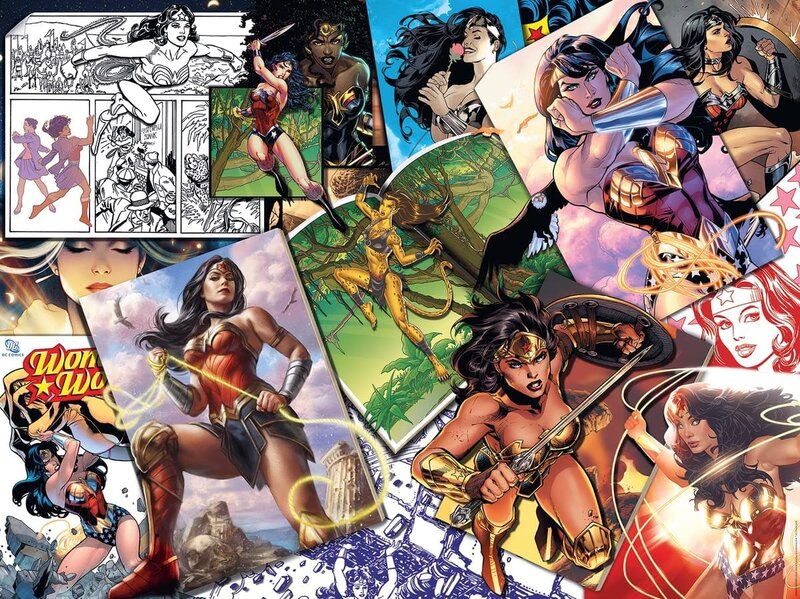 Ravensburger Puzzle 1500pc DC Collector's Wonder Woman
