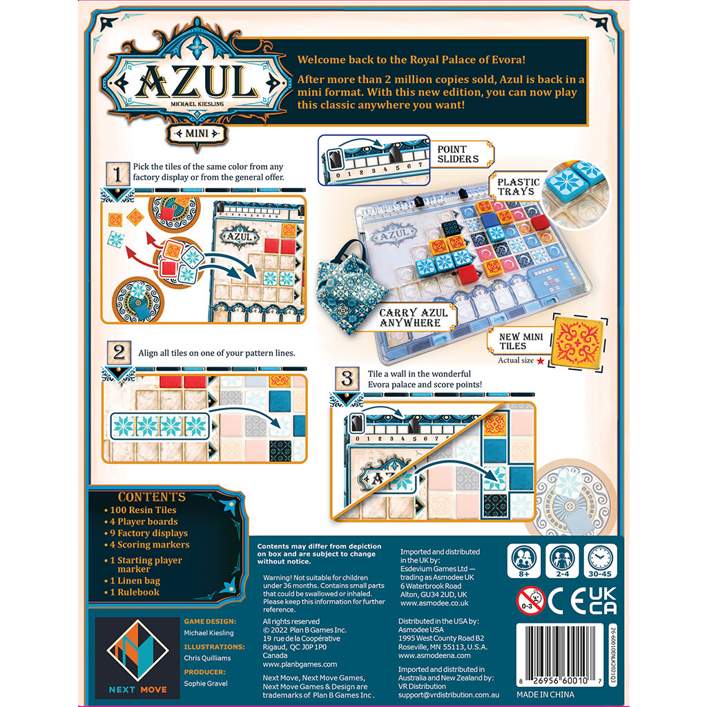 Next Move Azul Board Game Mini