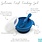 Bumkins Silicone First Feeding Set with Lid Deep Blue