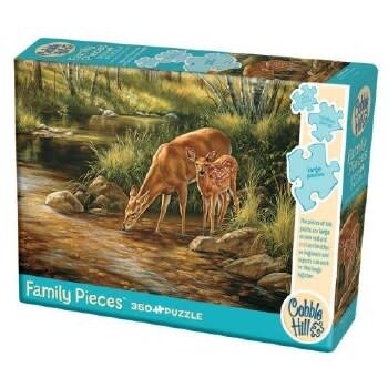 Cobble Hill Puzzles Cobble Hill Family Puzzle 350pc Deer Family