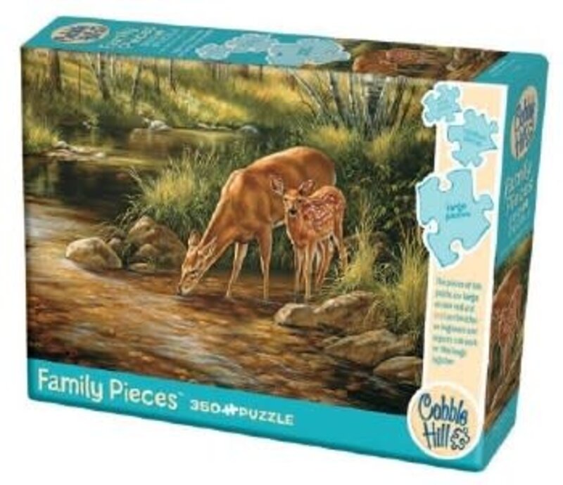 Cobble Hill Puzzles Family 350pc Deer Family