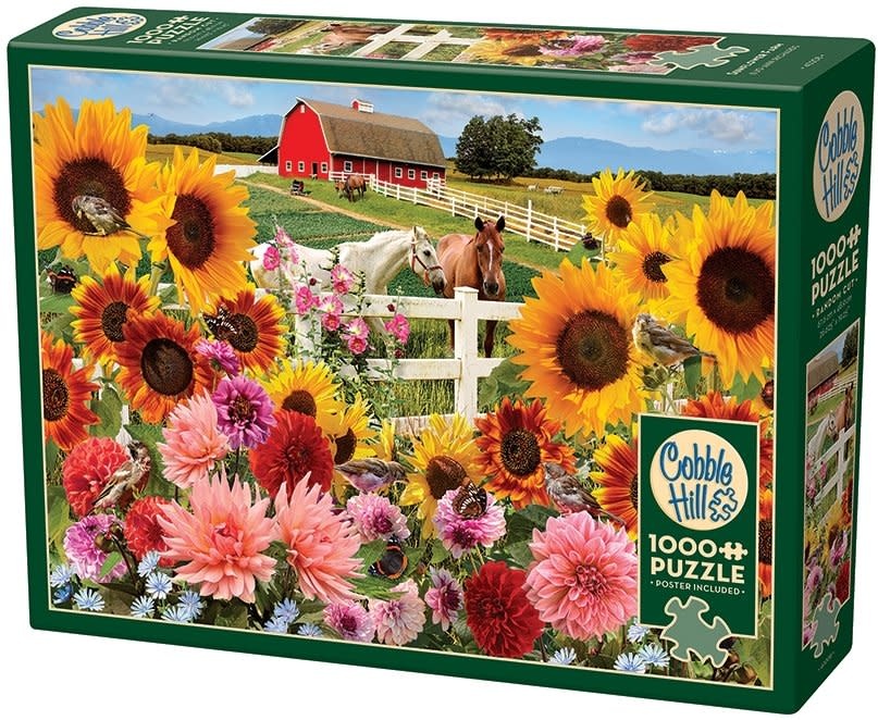 Cobble Hill Puzzles Cobble Hill Puzzle 1000pc Sunflower Farm