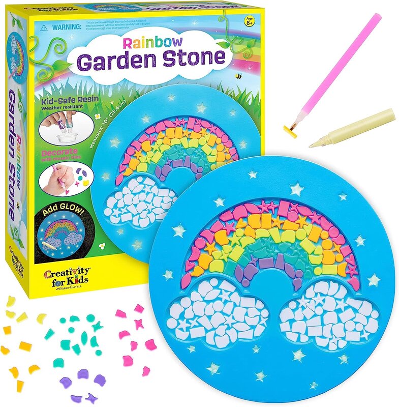 Creativity for Kids Creativity for Kids Garden Stone Rainbow