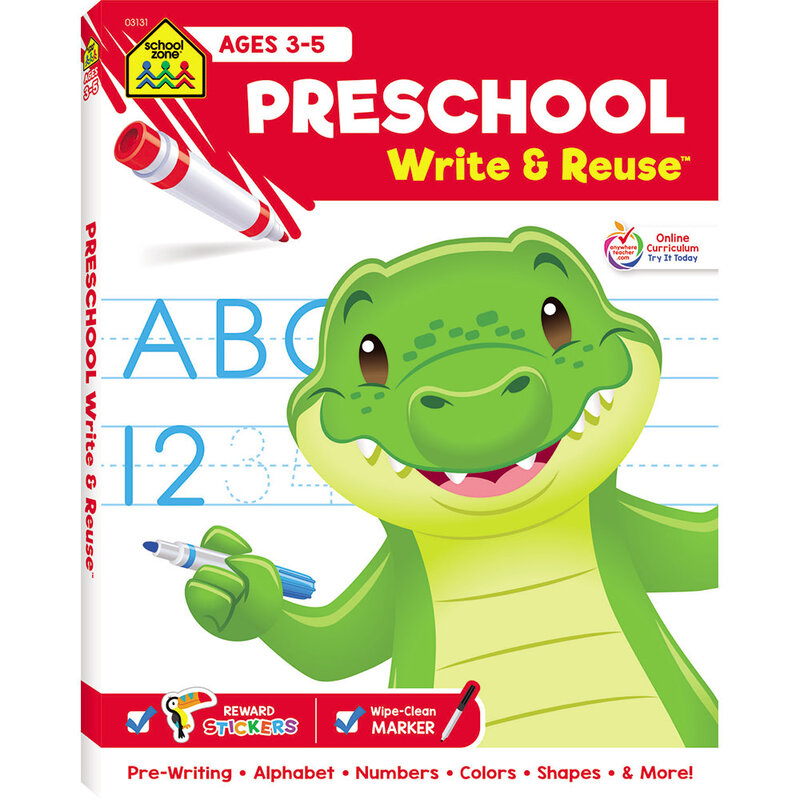 School Zone Write & Reuse Preschool