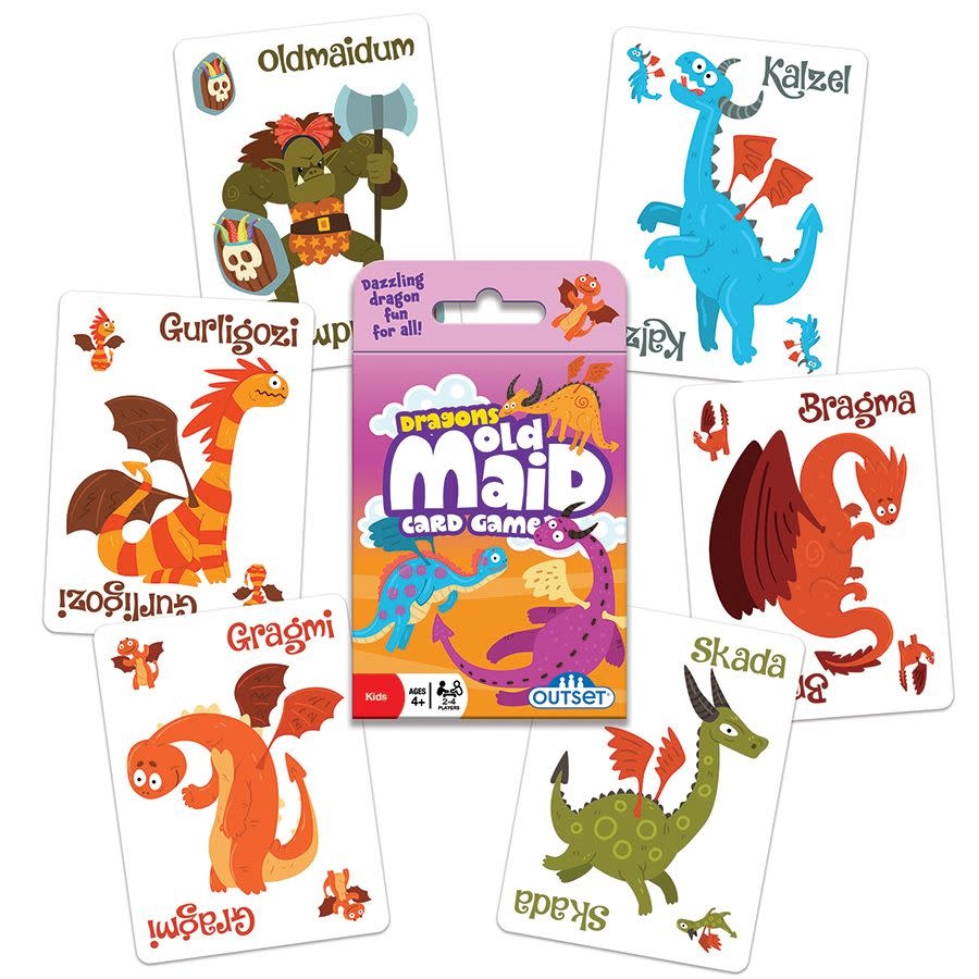 Outset Media Dragons Old Maid Card Game