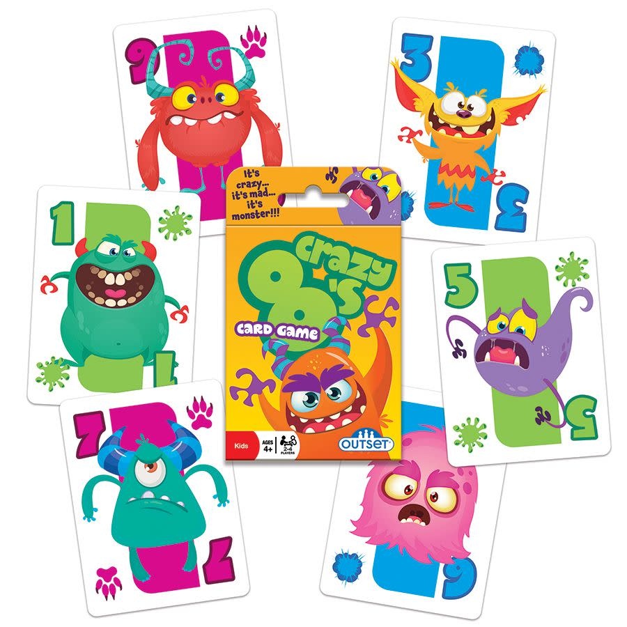 Outset Media Crazy 8's Card Game