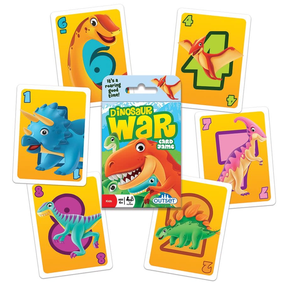 Outset Media Dinosaur War Card Game