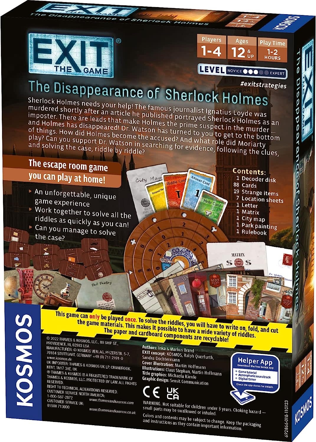 Exit Game: The Disappearance of Sherlock