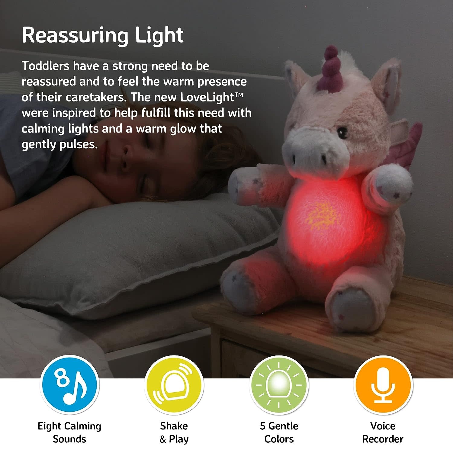 Cloud B Cloud B LoveLight Buddies Lily the Unicorn