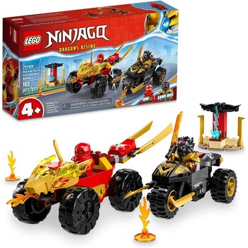 Lego Lego Ninjago Kai and Ras's Car and Bike Battle