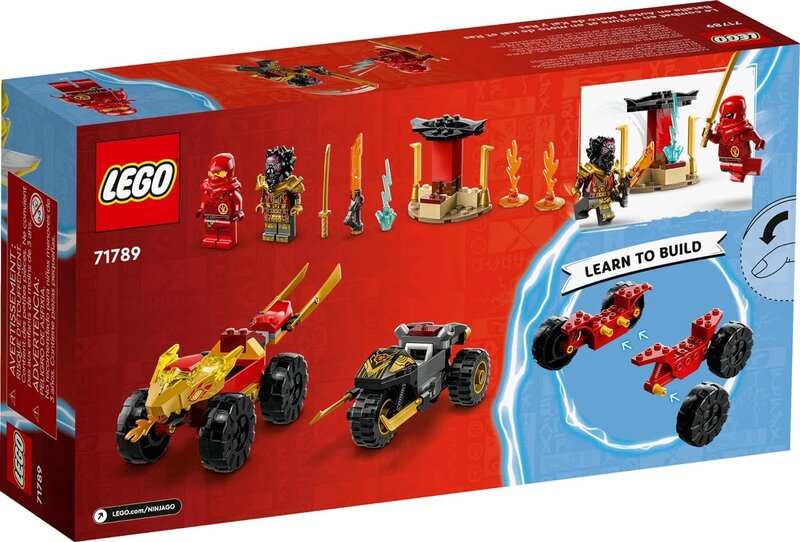Lego Lego Ninjago Kai and Ras's Car and Bike Battle