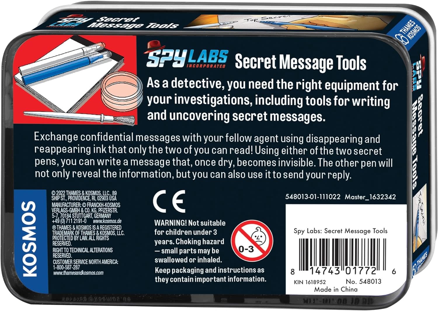 Thames & Kosmos Thames & Kosmo's Spy Labs: Secret Message Tools