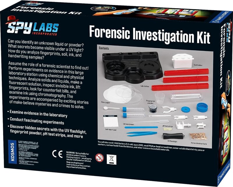 Thames & Kosmos Thames & Kosmo's Spy Labs: Forensic Investigation Kit