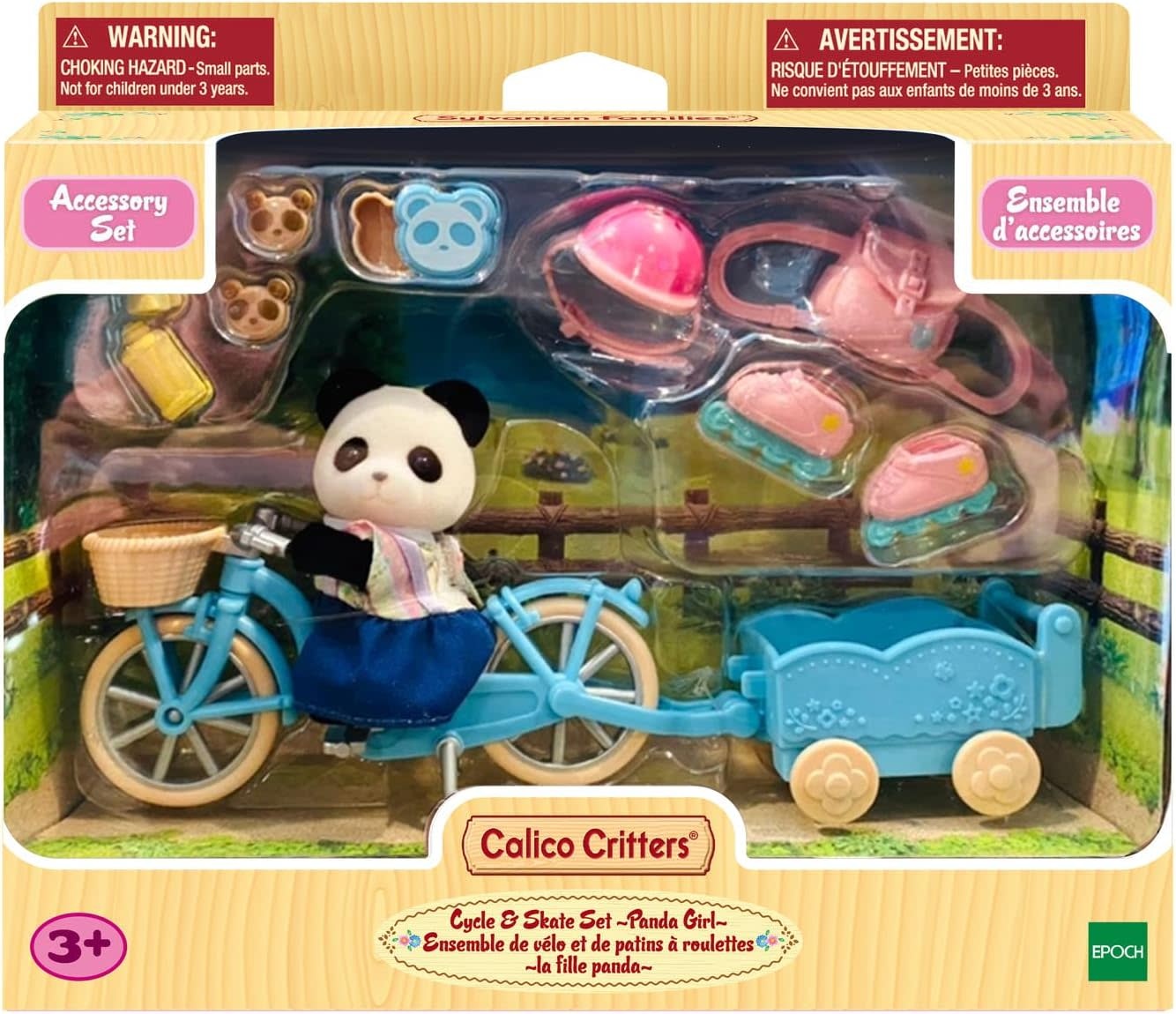 Calico Critters Calico Critters Cycle & Skate Set Panda Girl