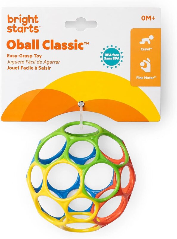 Oball Classic Ball Red, Yellow, Green & Blue