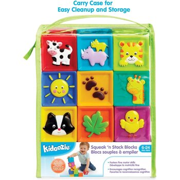 Kidoozie Kidoozie Blocks Squeak 'N Stack