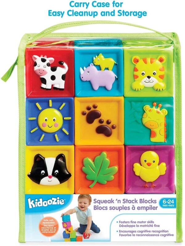 Kidoozie Kidoozie Blocks Squeak 'N Stack