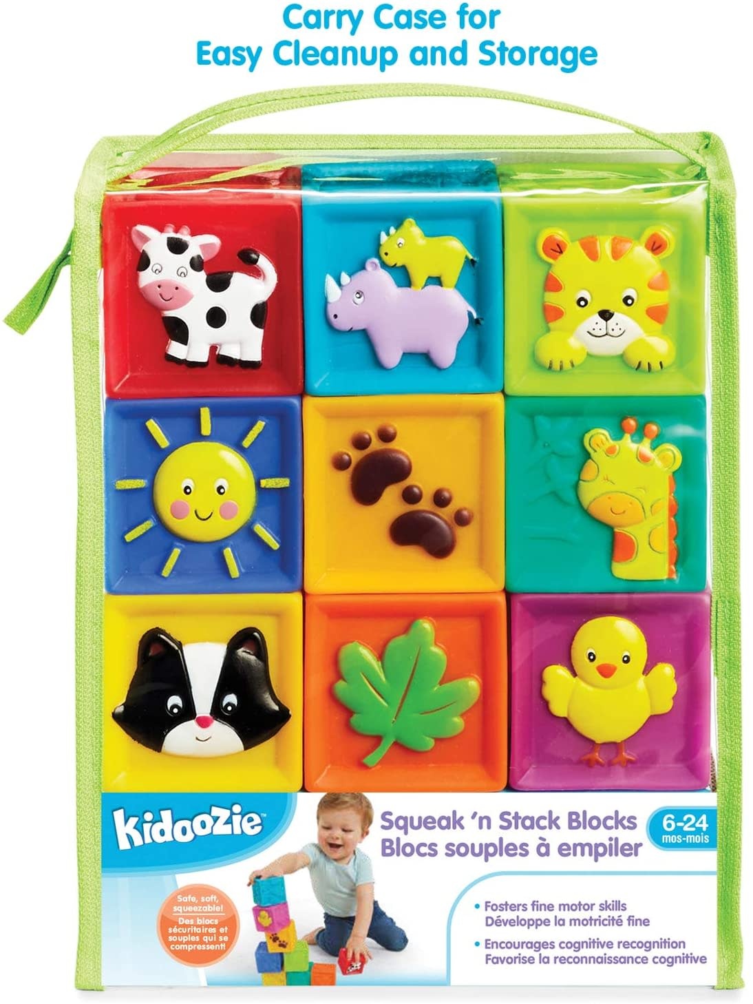 Kidoozie Kidoozie Blocks Squeak 'N Stack