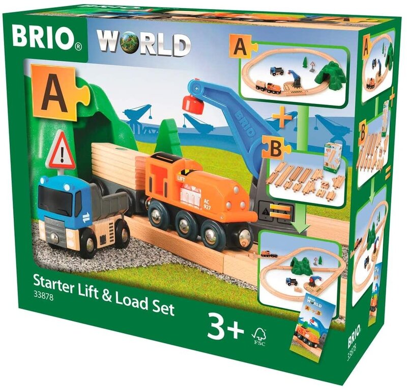 Brio Brio World Railway Starter Set Lift & Load