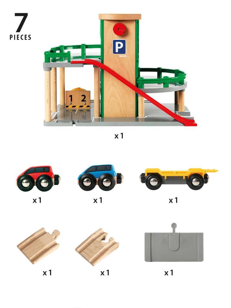 Brio Brio World Train Parking Garage