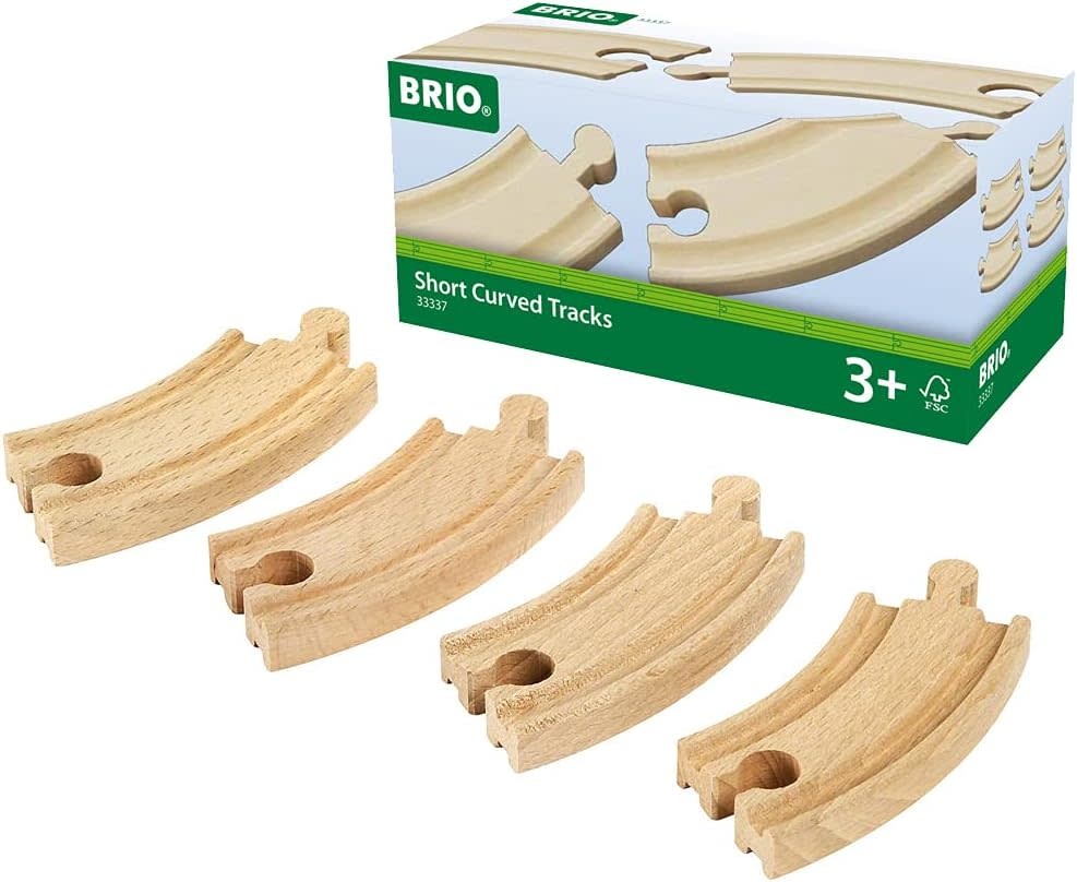 Brio Brio World Train Tracks Short Curved