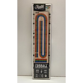 Family Games Rustik Game 3-Player Cribbage Board