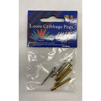 Metal Cribbage Pegs