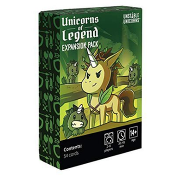 Unstable Unicorns Game Expansion Unicorns of Legends