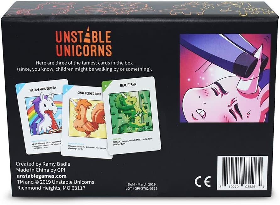 Unstable Unicorns NSFW Game
