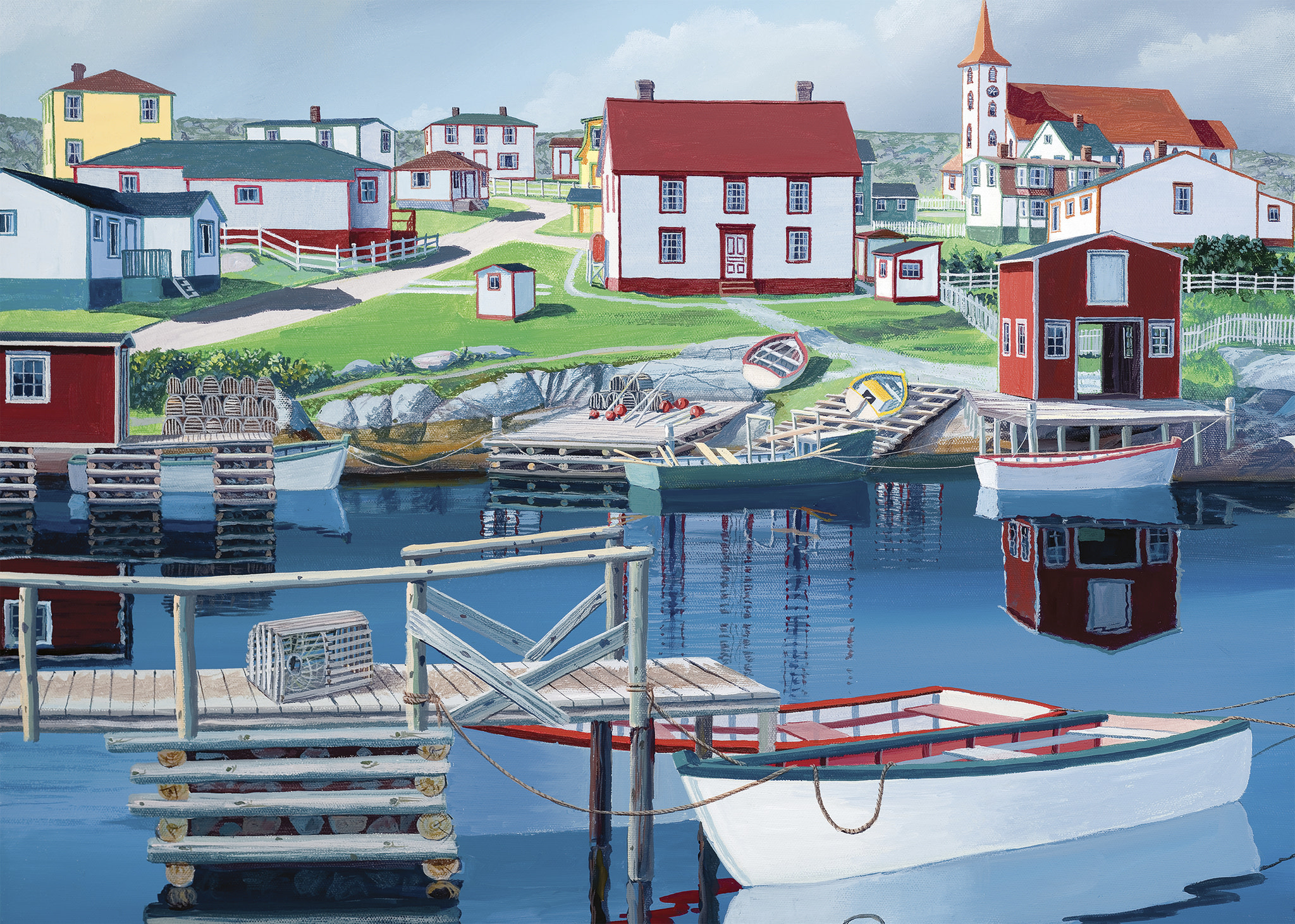 Ravensburger Ravensburger Puzzle 1000pc Canadian Greenspond Harbor