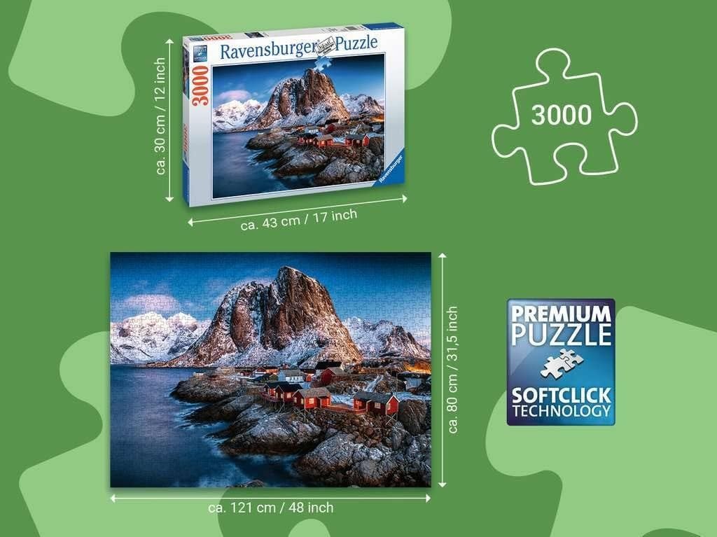 Ravensburger Ravensburger Puzzle 3000pc Hamnoy, Lofoten