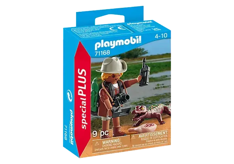 Playmobil Playmobil Special Plus Researcher with Alligator