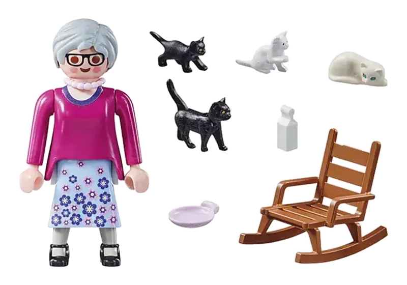 Playmobil Playmobil Special Plus Granny with Cats