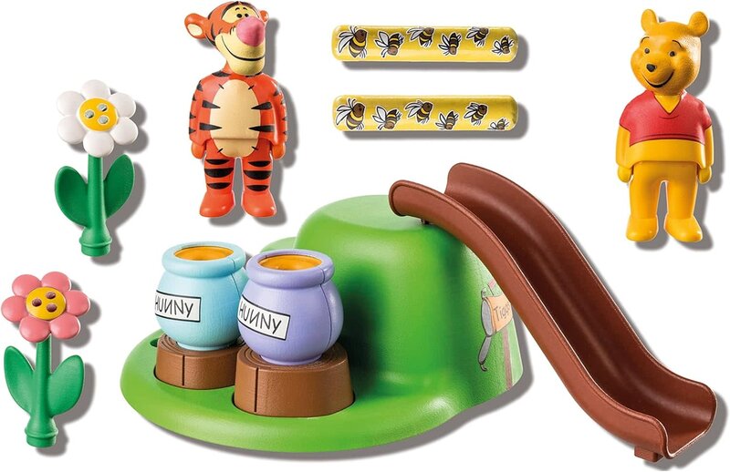 Playmobil Playmobil 123 Winnie`s & Tigger`s Bee Garden