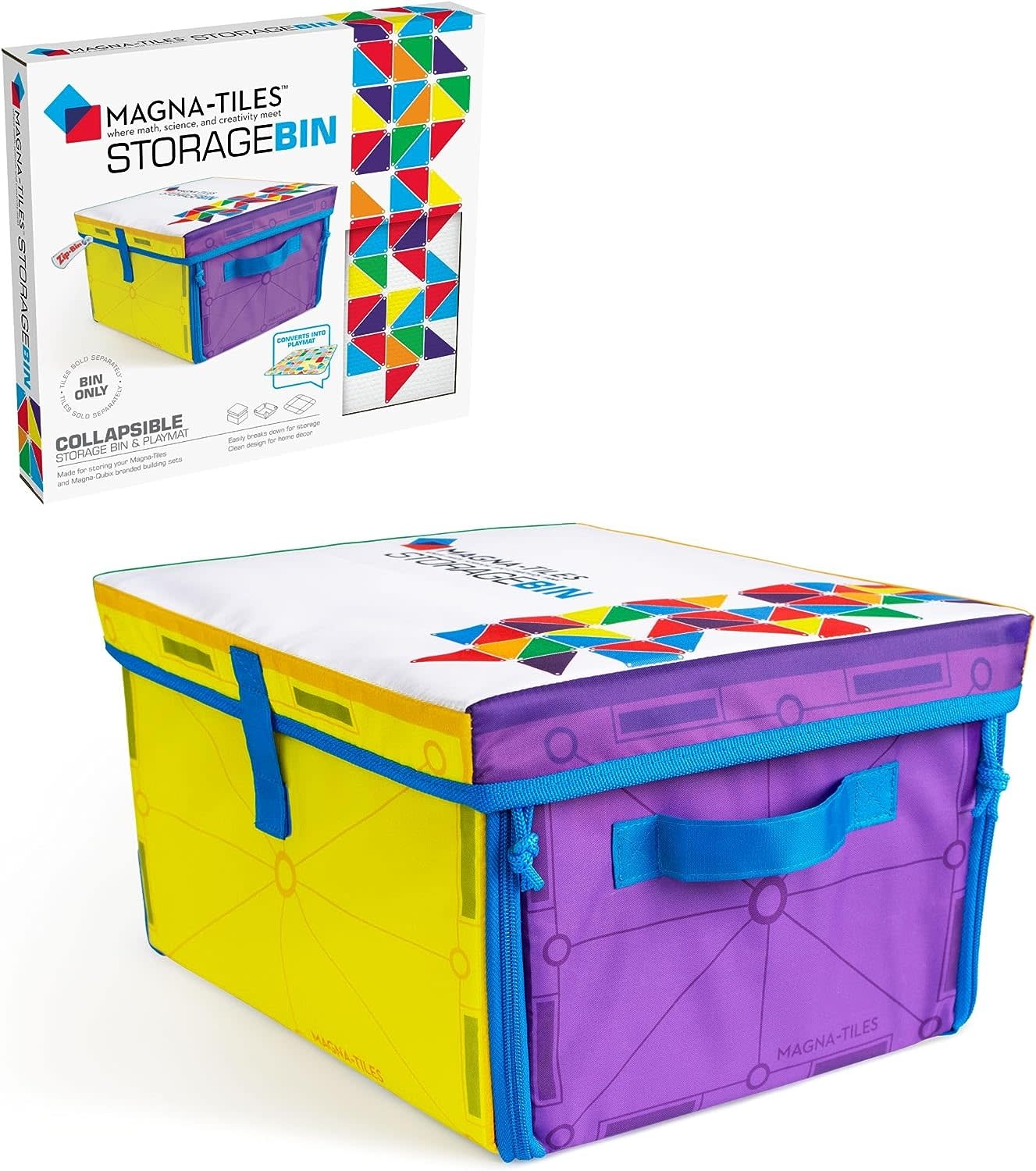 Magna-Tiles Magna-Tiles Storeage Bin & Interactive Play-Mat