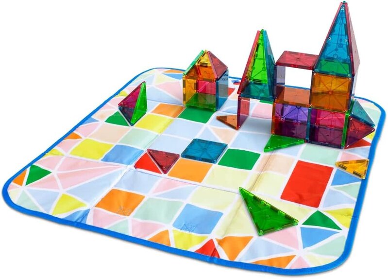 Magna-Tiles Storeage Bin & Interactive Play-Mat