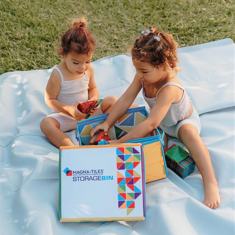Magna-Tiles Magna-Tiles Storeage Bin & Interactive Play-Mat