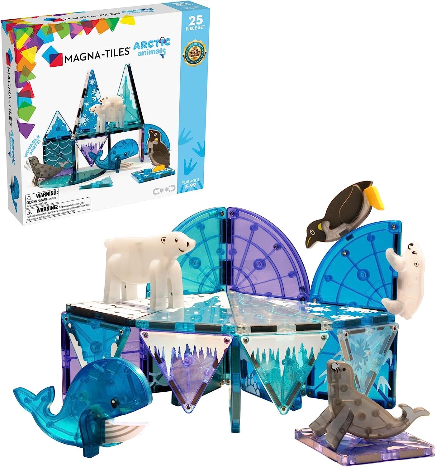 Magna-Tiles Magna-Tiles Arctic Animals 25 Piece Set