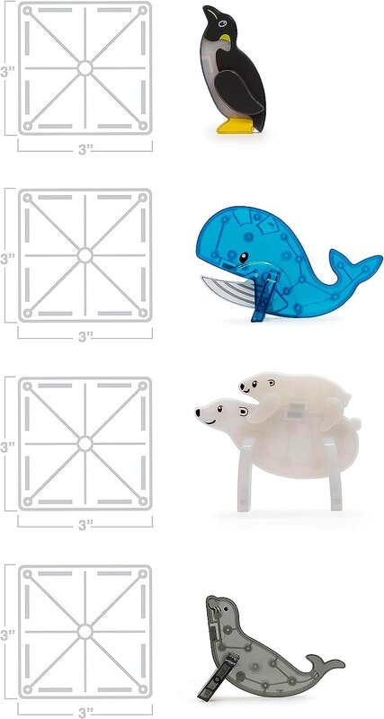 Magna-Tiles Magna-Tiles Arctic Animals 25 Piece Set