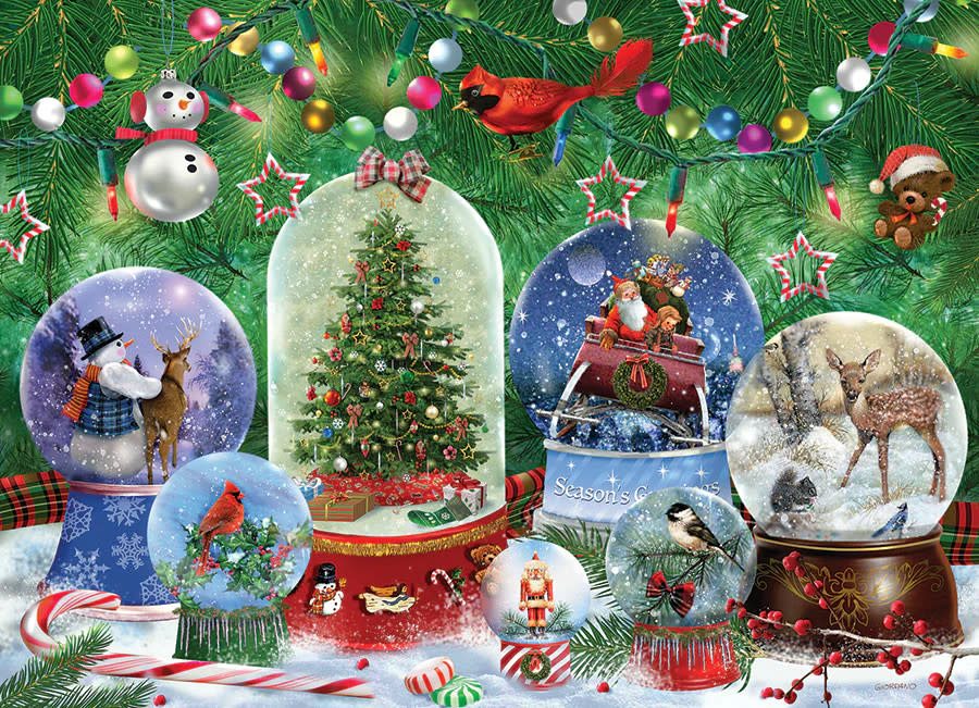 Cobble Hill Puzzles Cobble Hill Puzzle 500pc Snow Globes