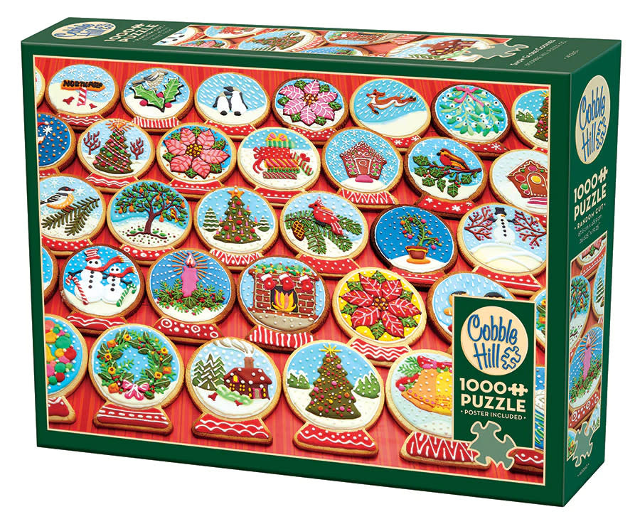 Cobble Hill Puzzles Cobble Hill Puzzle 1000pc Snow Globe Cookies