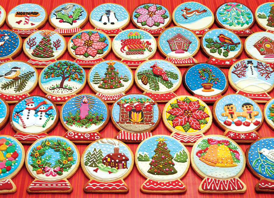 Cobble Hill Puzzles Cobble Hill Puzzle 1000pc Snow Globe Cookies