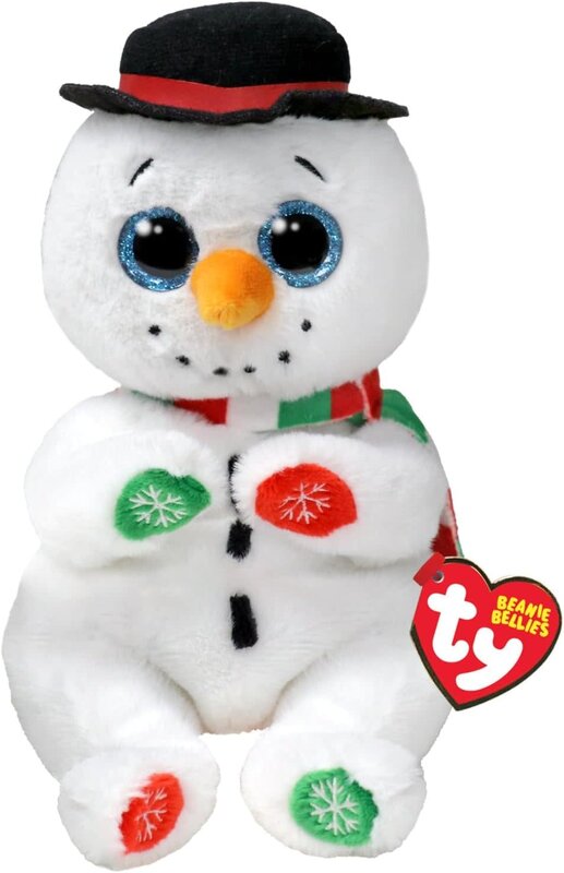 Ty Ty Beanie Bellies Regular Christmas Weatherby Snowman