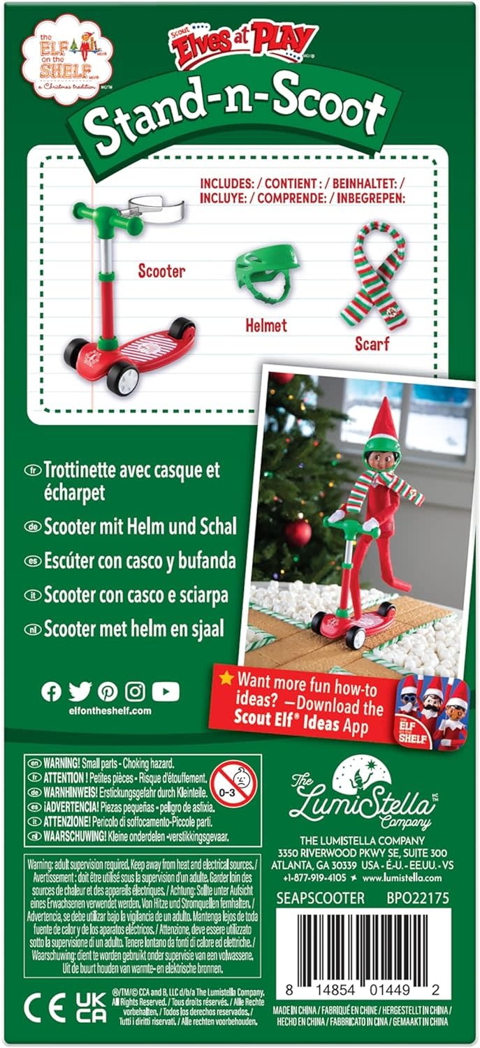 Elf on the Shelf Stand-n-Scoot